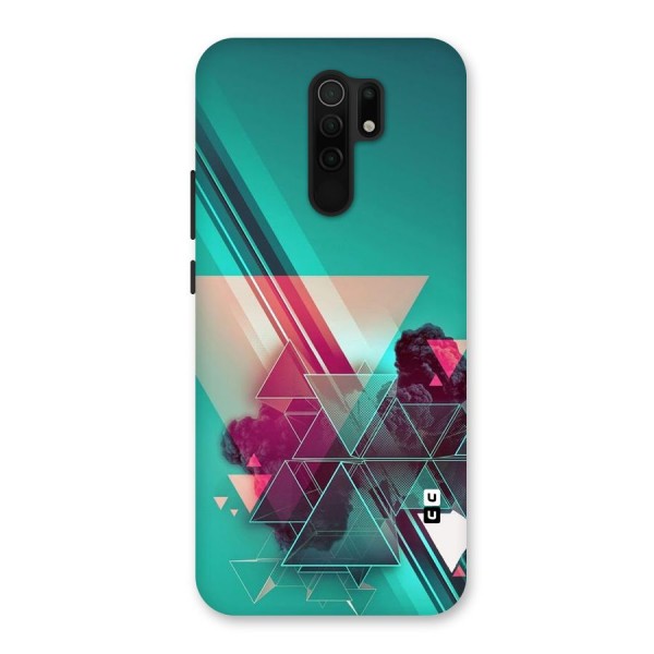 Floroscent Abstract Back Case for Redmi 9 Prime