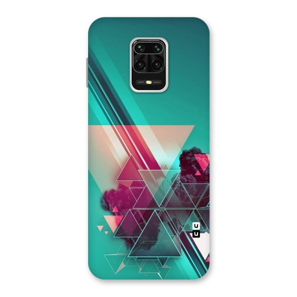 Floroscent Abstract Back Case for Redmi Note 9 Pro