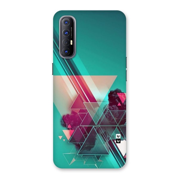 Floroscent Abstract Back Case for Reno3 Pro
