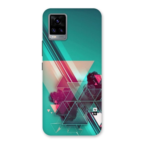 Floroscent Abstract Back Case for Vivo V20