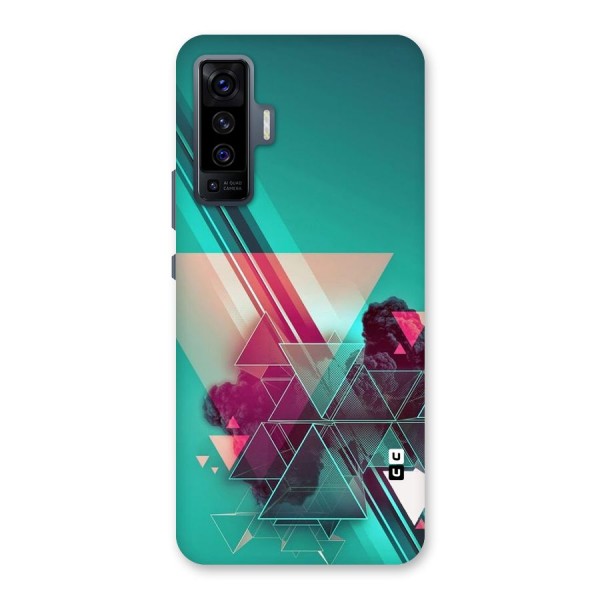Floroscent Abstract Back Case for Vivo X50