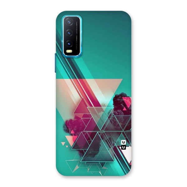 Floroscent Abstract Back Case for Vivo Y12s