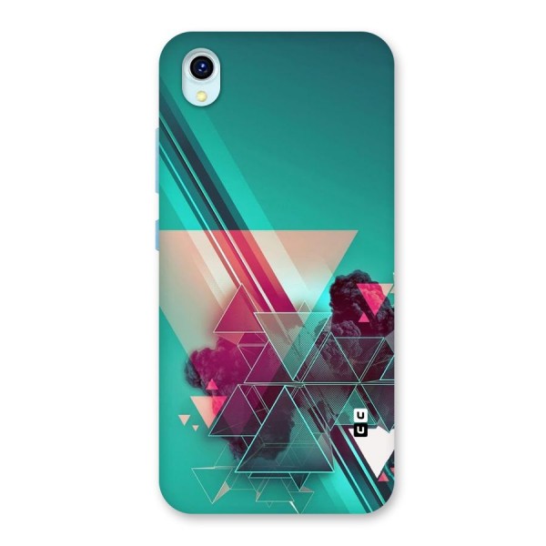 Floroscent Abstract Back Case for Vivo Y1s
