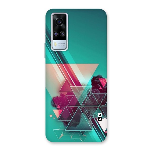 Floroscent Abstract Back Case for Vivo Y31