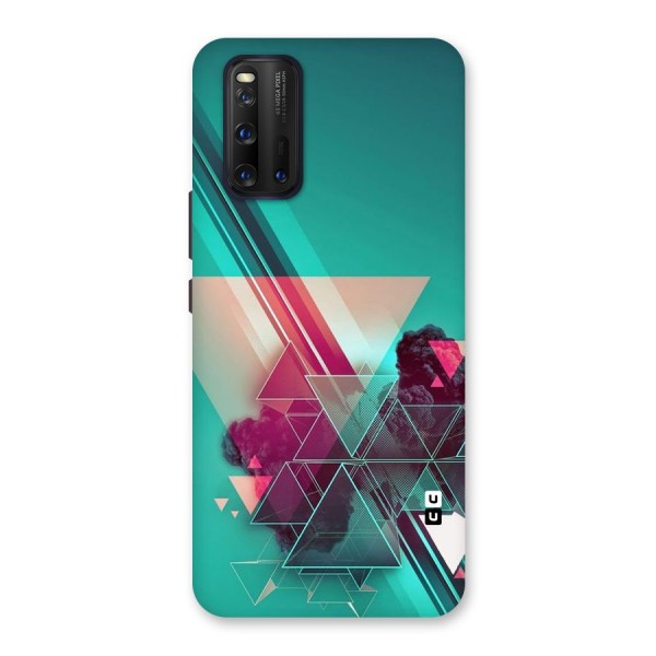 Floroscent Abstract Back Case for Vivo iQOO 3