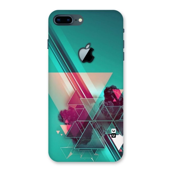 Floroscent Abstract Back Case for iPhone 7 Plus Apple Cut