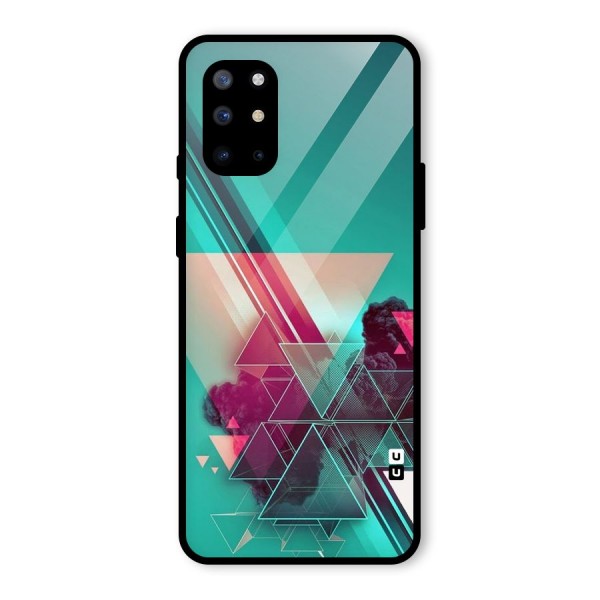 Floroscent Abstract Glass Back Case for OnePlus 8T