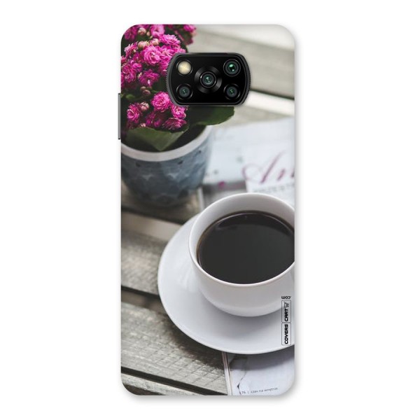 Flower And Blend Back Case for Poco X3