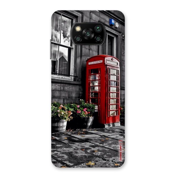Flower And Booth Back Case for Poco X3