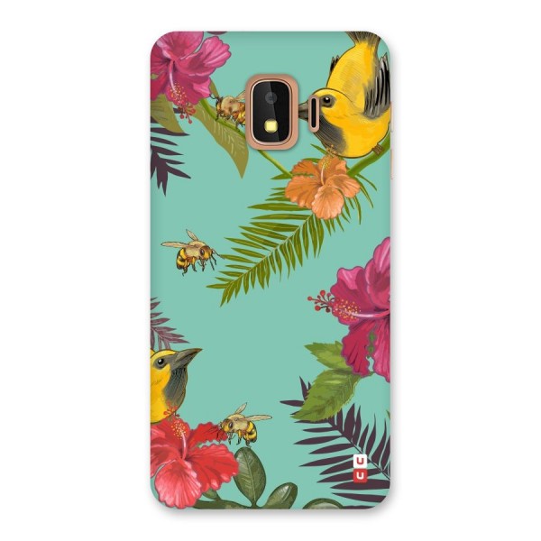 Flower Bird and Bee Back Case for Galaxy J2 Core