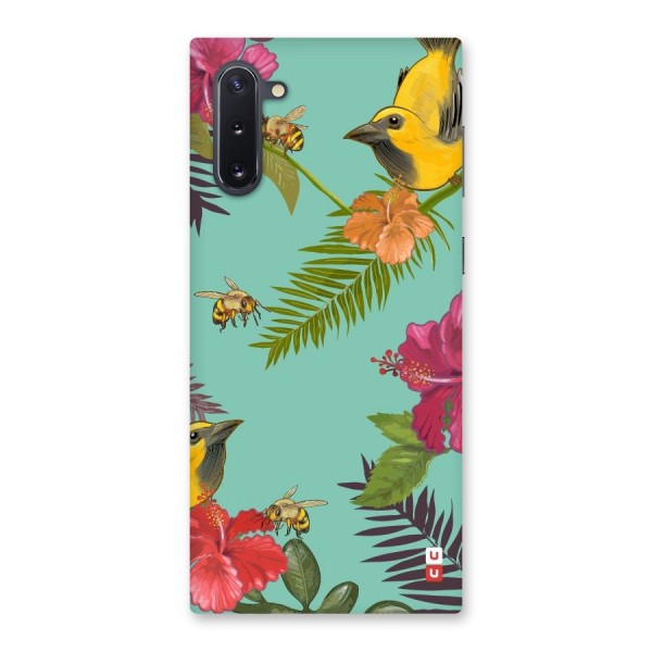 Flower Bird and Bee Back Case for Galaxy Note 10