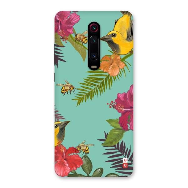 Flower Bird and Bee Back Case for Redmi K20 Pro
