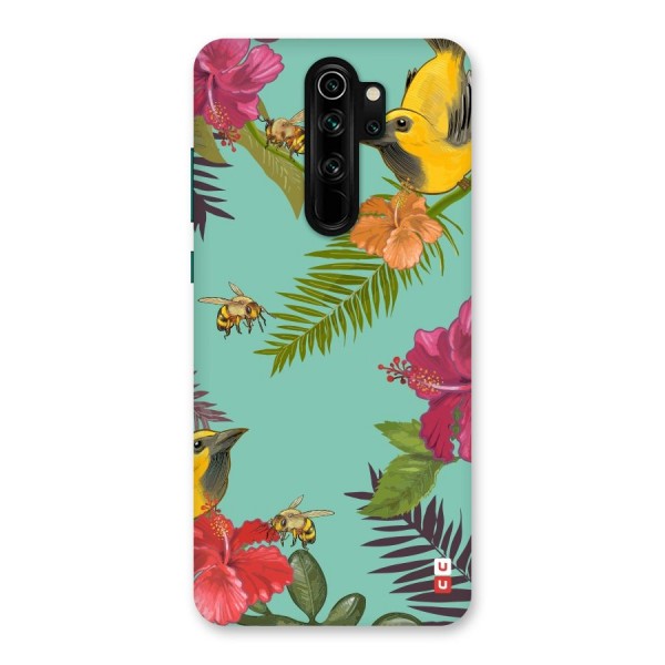 Flower Bird and Bee Back Case for Redmi Note 8 Pro