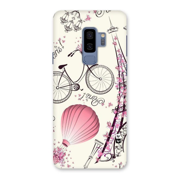 Flower Clipart Design Back Case for Galaxy S9 Plus