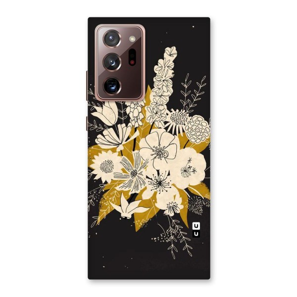 Flower Drawing Back Case for Galaxy Note 20 Ultra