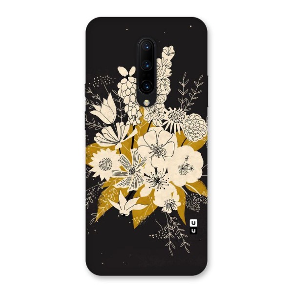 Flower Drawing Back Case for OnePlus 7 Pro