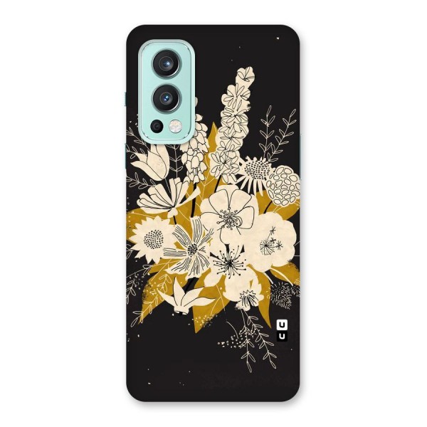 Flower Drawing Back Case for OnePlus Nord 2 5G