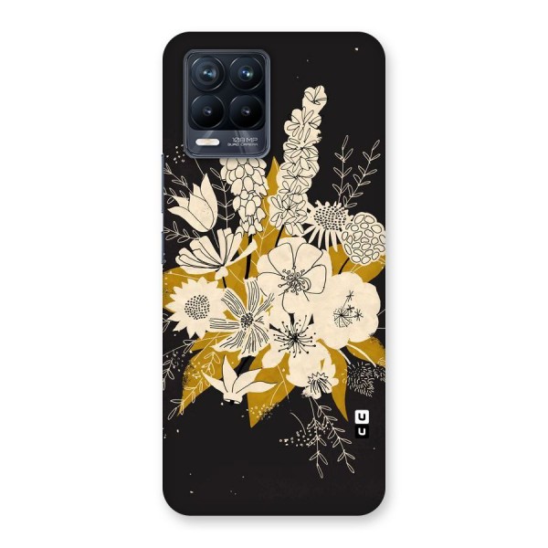 Flower Drawing Back Case for Realme 8 Pro