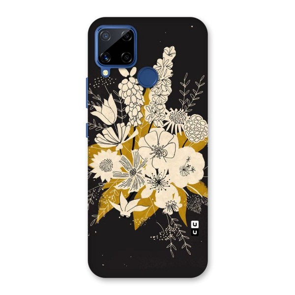 Flower Drawing Back Case for Realme Narzo 30A