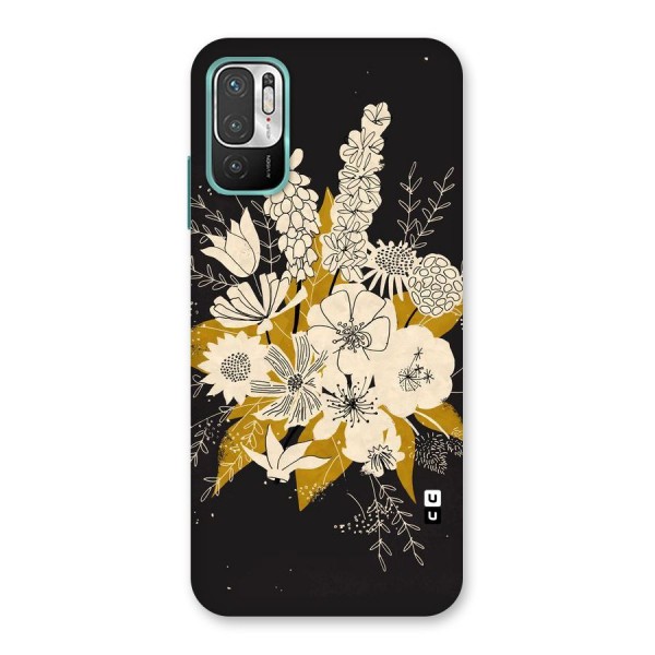 Flower Drawing Back Case for Redmi Note 10T 5G