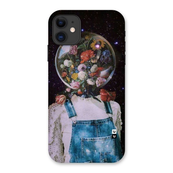 Flower Face Back Case for iPhone 11