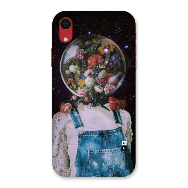 Flower Face Back Case for iPhone XR