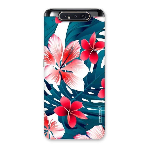 Flower design Back Case for Galaxy A80