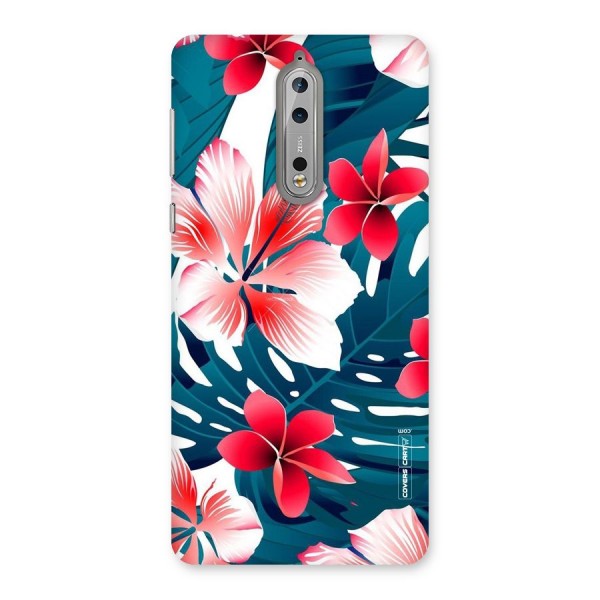 Flower design Back Case for Nokia 8