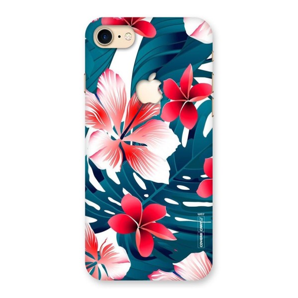 Flower design Back Case for iPhone 7 Apple Cut