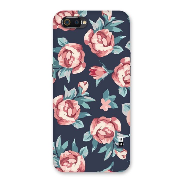 Flowers Painting Back Case for Realme C2