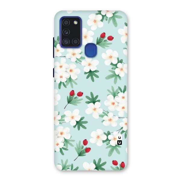 Flowers Pastel Back Case for Galaxy A21s