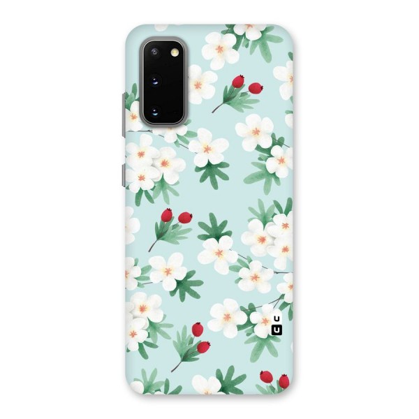 Flowers Pastel Back Case for Galaxy S20