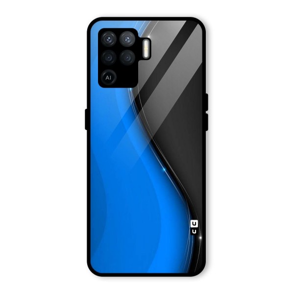 Flowing Colors Glass Back Case for Oppo F19 Pro