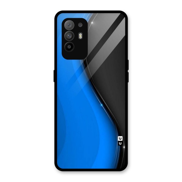 Flowing Colors Glass Back Case for Oppo F19 Pro Plus 5G