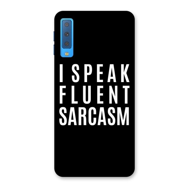 Fluent Sarcasm Back Case for Galaxy A7 (2018)