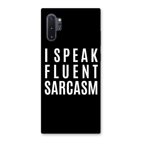 Fluent Sarcasm Back Case for Galaxy Note 10 Plus