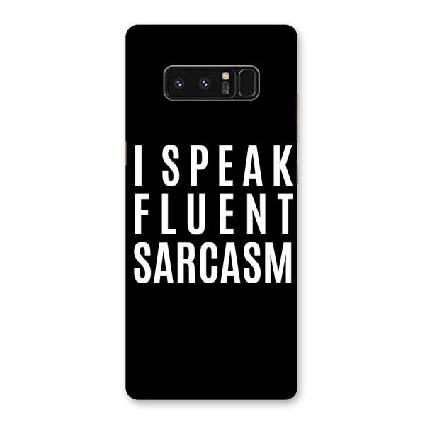 Fluent Sarcasm Back Case for Galaxy Note 8
