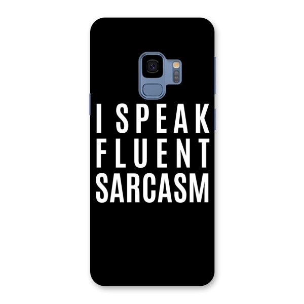 Fluent Sarcasm Back Case for Galaxy S9