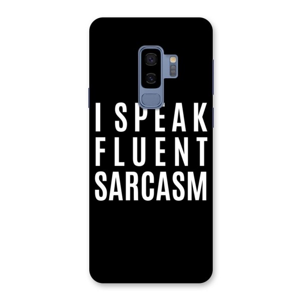 Fluent Sarcasm Back Case for Galaxy S9 Plus