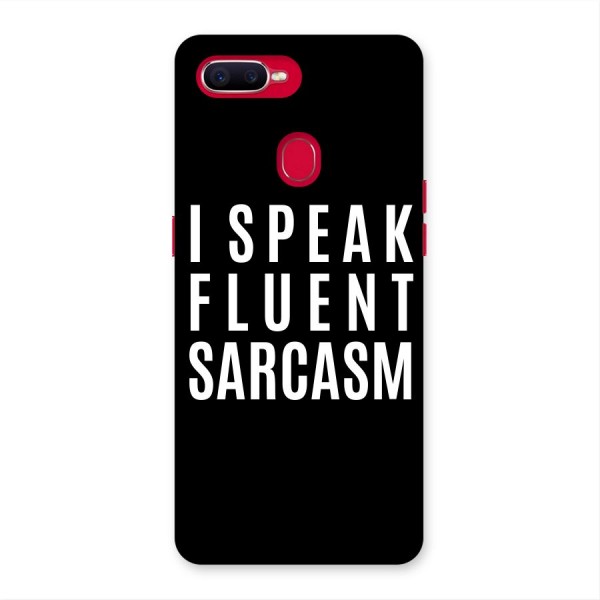 Fluent Sarcasm Back Case for Oppo F9 Pro