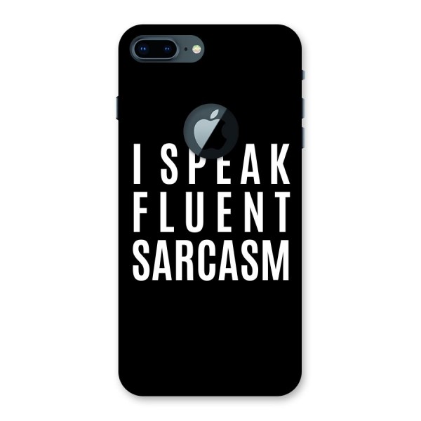Fluent Sarcasm Back Case for iPhone 7 Plus Logo Cut