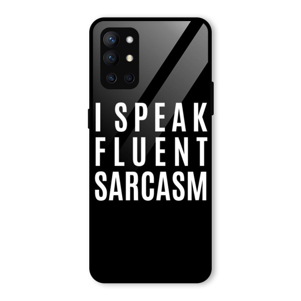 Fluent Sarcasm Glass Back Case for OnePlus 9R