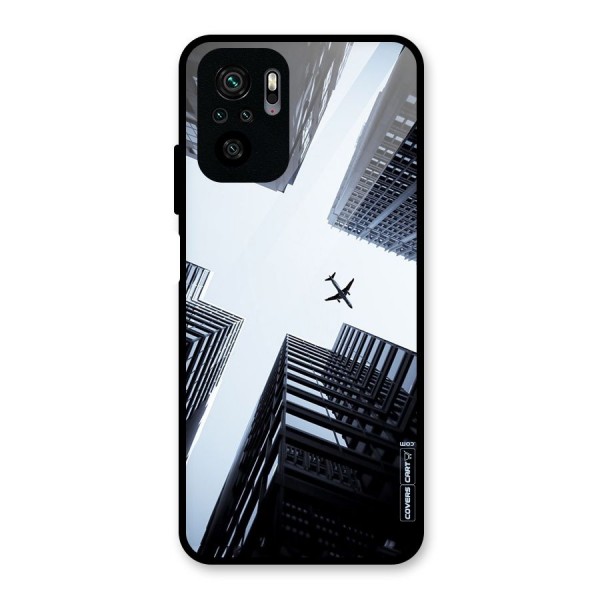 Fly Perspective Glass Back Case for Redmi Note 10
