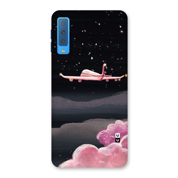 Fly Pink Back Case for Galaxy A7 (2018)