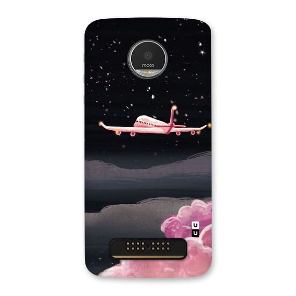 Fly Pink Back Case for Moto Z Play