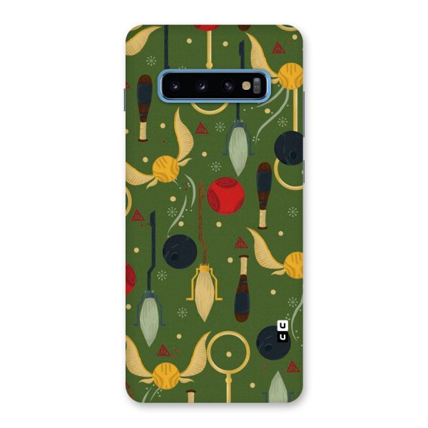 Flying Ball Pattern Back Case for Galaxy S10 Plus