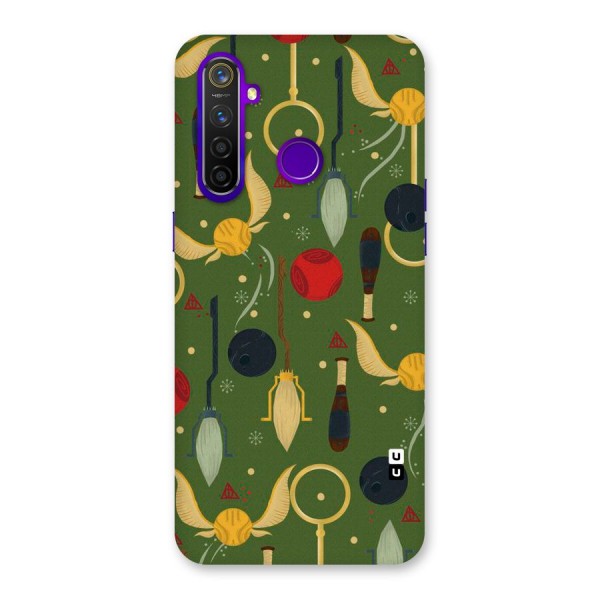 Flying Ball Pattern Back Case for Realme 5 Pro