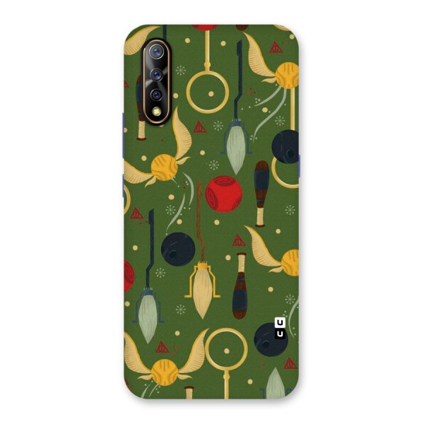 Flying Ball Pattern Back Case for Vivo S1