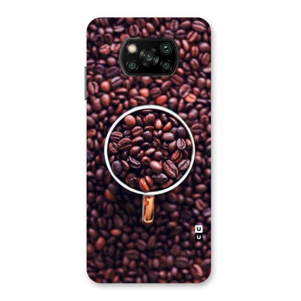 Focus Coffee Beans Back Case for Poco X3
