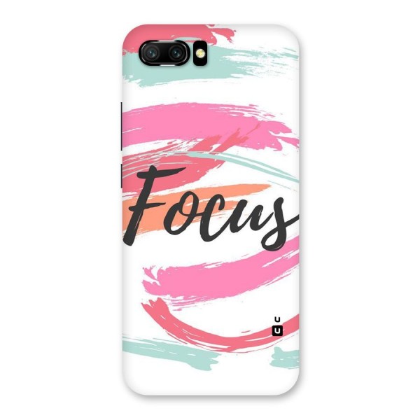Focus Colours Back Case for Honor 10
